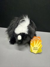Folkmanis Skunk Hand Puppet 10  NEW With Tags Animal Nature Children  s Toy Plush