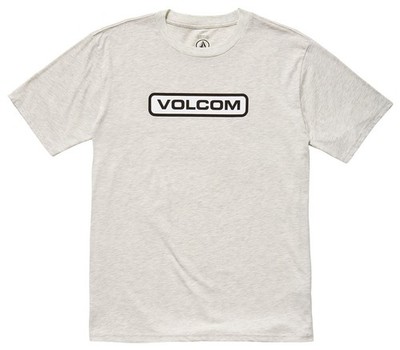 Volcom Eurobox Men's Short Sleeve T-Shirt - Stone Heather - New