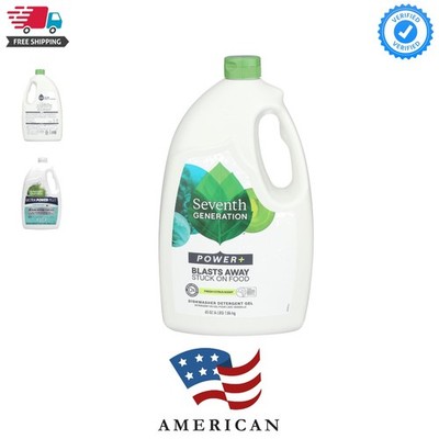 Seventh Generation Ultra Power Plus Auto Dish Gel, Fresh Citrus Scent, 65 Ounce