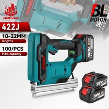 Für Makita 18V Akku Tacker Elektro-Tacker 422J U-Nägel Heftklammern mit 0、2 Akku