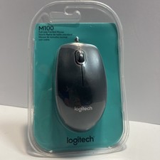 Logitech - M100 Optical Mouse - Black - Wired