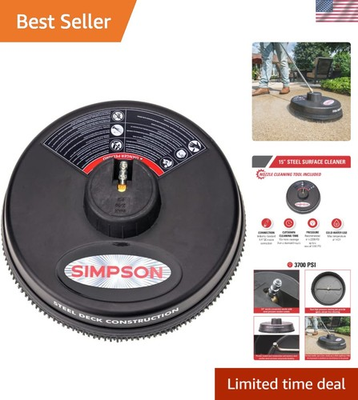 #ad Stainless Steel 15quot; Surface Cleaner for Gas Pressure Washers 10X Coverage $155.99