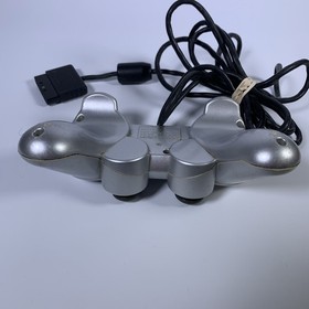 Genuine Sony Playstation 2 PS2 Dualshock 2 SILVER Controller SCPH-10010