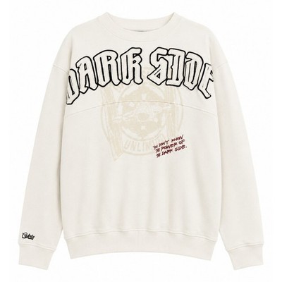 Ecko Unltd Star Wars Dark Side Sweatshirt Mens 3XL Cream White Crewneck Fleece