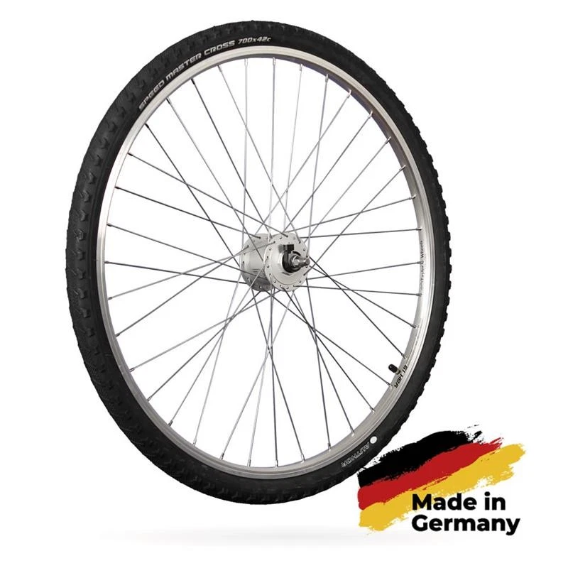 Laufrad 28 Zoll Vorderrad bereift Hohlkammer Shimano Nabendynamo + Fahrradreifen - Bild 2 von 3