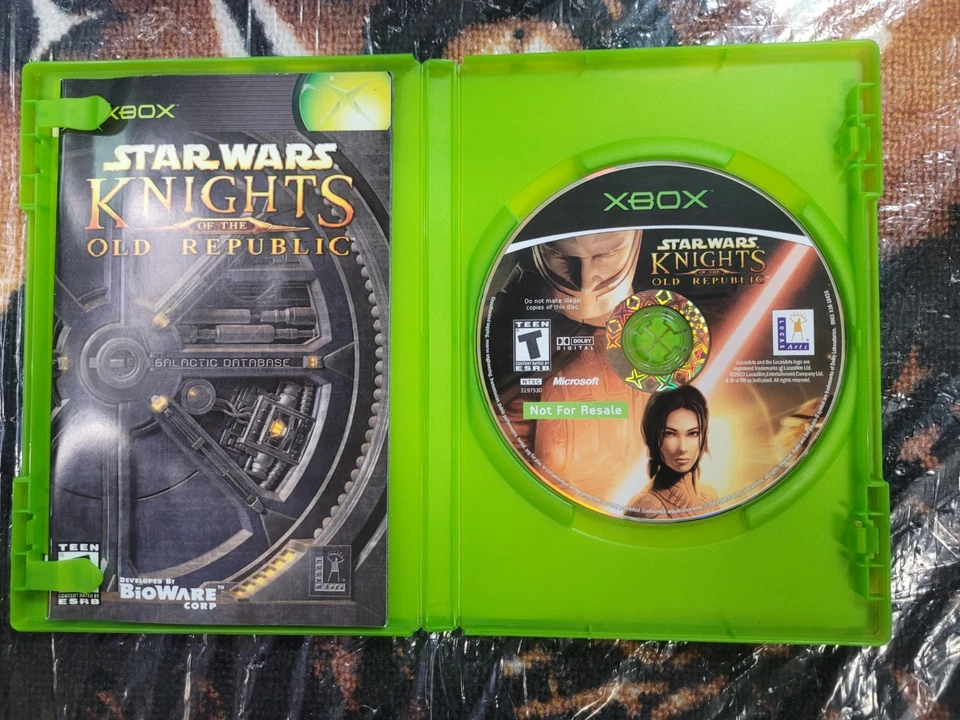 Star Wars Knight of the Old Republic Xbox CIB EN ested Free Shipping in Canada ! - Image 3 of 4