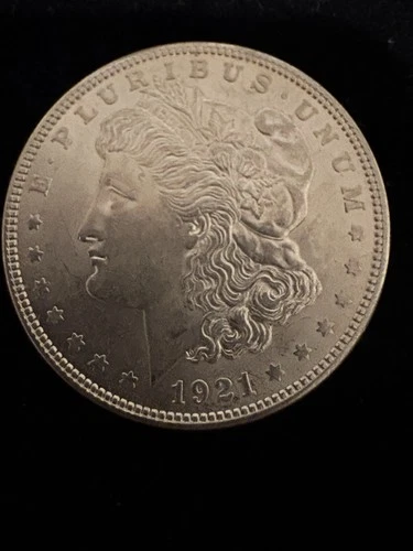 1921 morgan silver dollar AU+