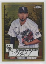 2021 Topps Chrome Platinum Anniversary German Marquez #387 2k3