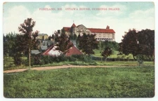 Portland ME Ottawa House Cushings Island Postcard Maine