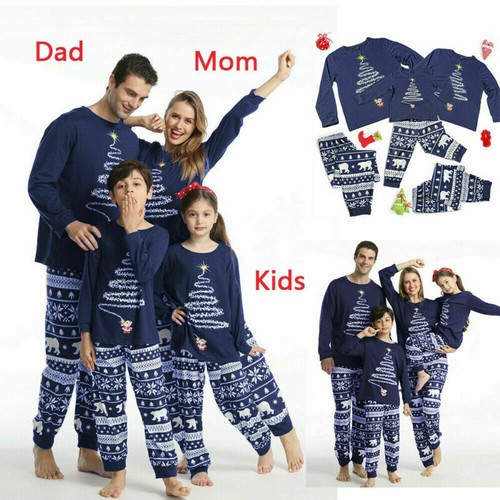 Christmas Pyjamas Adult Kids Family Matching Nightwear PJs Sets Xmas Pajamas US - Picture 6 of 25