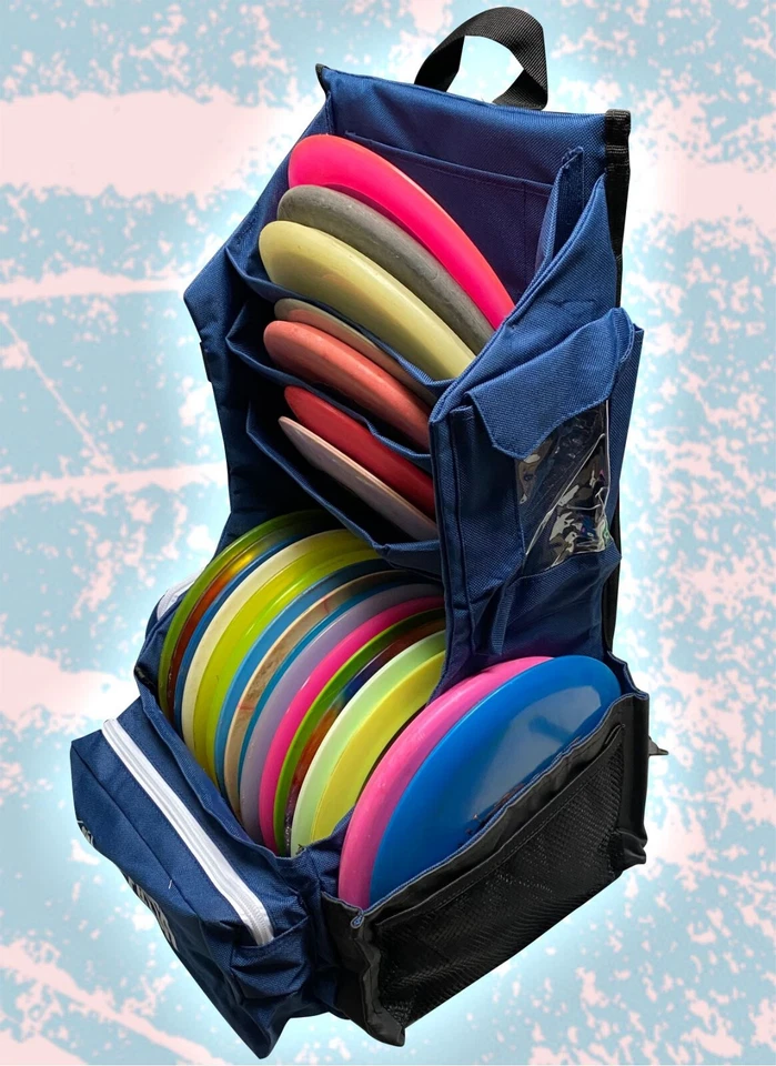 Mochila de golf FOSSA Disc. SKINNY 2.3 - Azul marino Foto 3 de 4