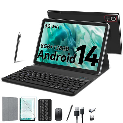 Android 14 Tablet ,8GB Ram 128GB Rom,5G WIFI 8MP+13MP Camera,1280X800 IPS