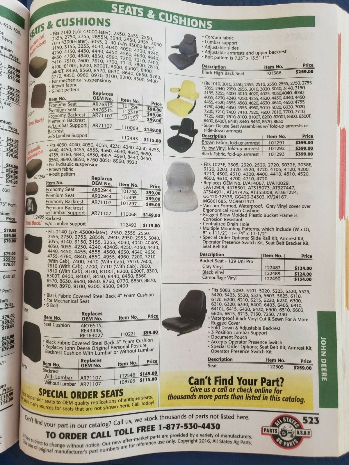 All States Ag Parts 2016 Parts Catalog H eBay