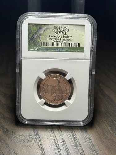 2014 S 25c Everglades NGC Sample