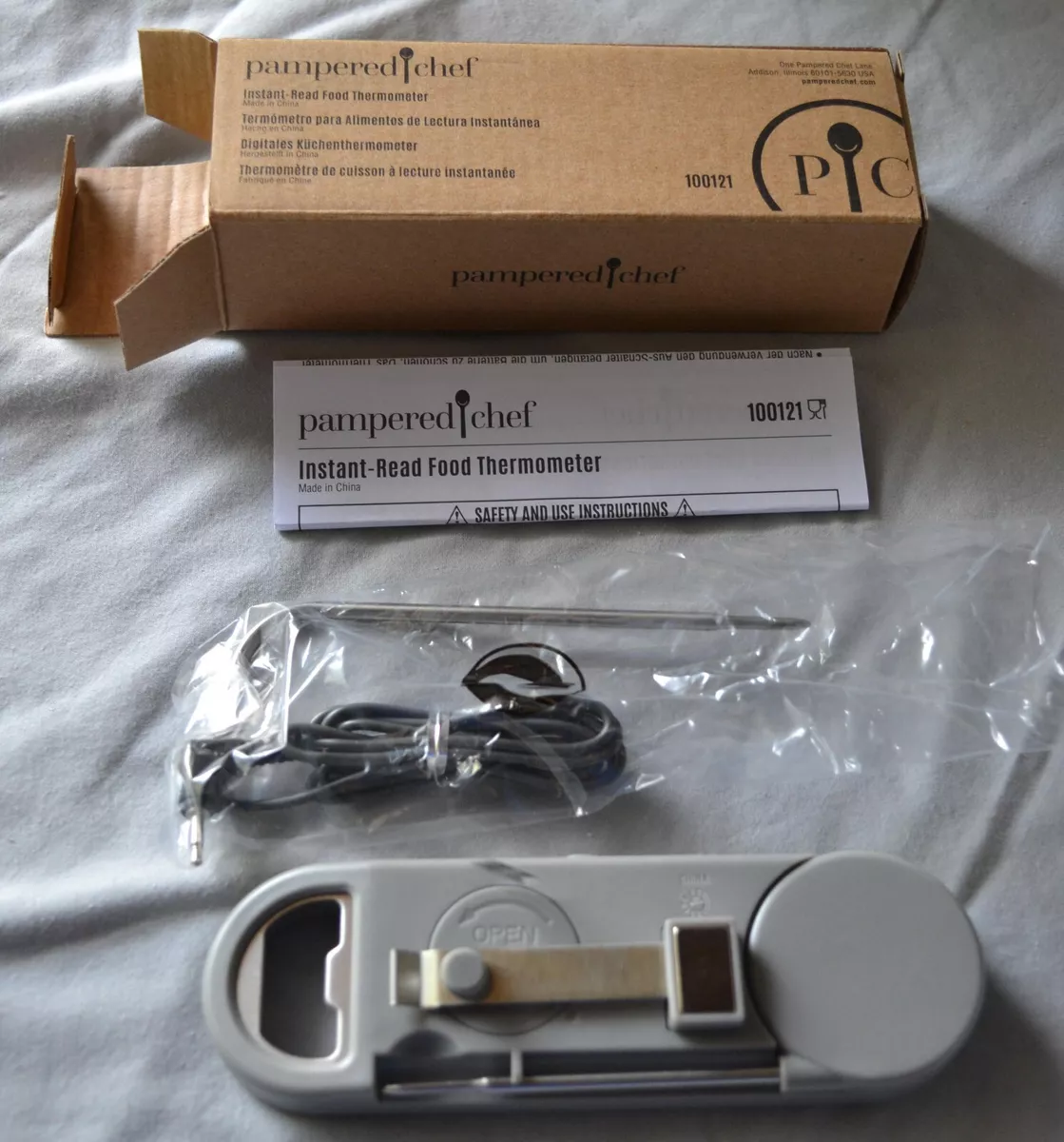 Pampered Chef Instant-Read Food Thermometer