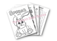 DIGITAL CONTENT- 2025  Spring Coloring & Activity Book-32 Pages *PRINTING REQ'D*