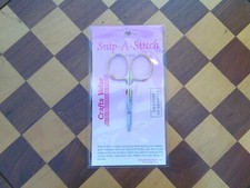 Snip-A-Stitch Scissors 3.5" Gold-Plated New in Package