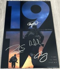 1917 CAST X4 SIGNED AUTOGRAPH 12x18 POSTER PHOTO GEORGE MACKAY +3 w/EXACT PROOF 1917 CAST X4 SIGNED AUTOGRAPH 12x18 POSTER PHOTO GEORGE MACKAY +3 w/EXACT PROOF