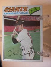 1977 Topps Baseball Card   #591 Chris Arnold      (94433)