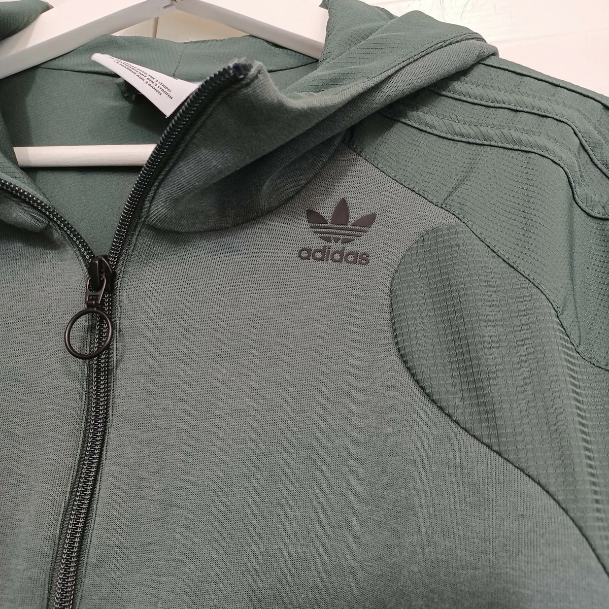 Adidas Pakaian Hoody Pullover 1/2 Blue Pockets Womens Size Large | eBay