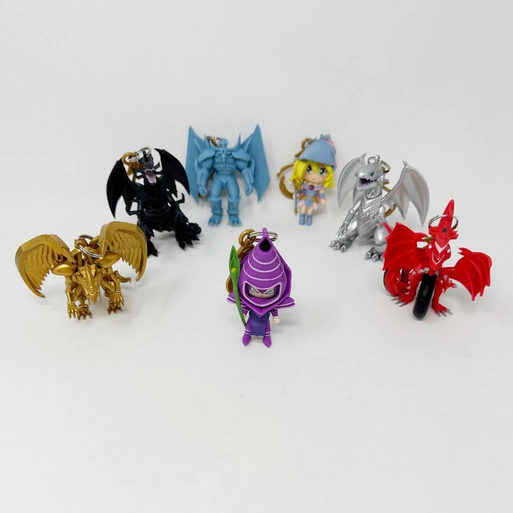 Yu Gi Oh ! Figurine Surréaliste Sac à Dos Clip Pendentifs : Lot de 7 Différents   NEUF !