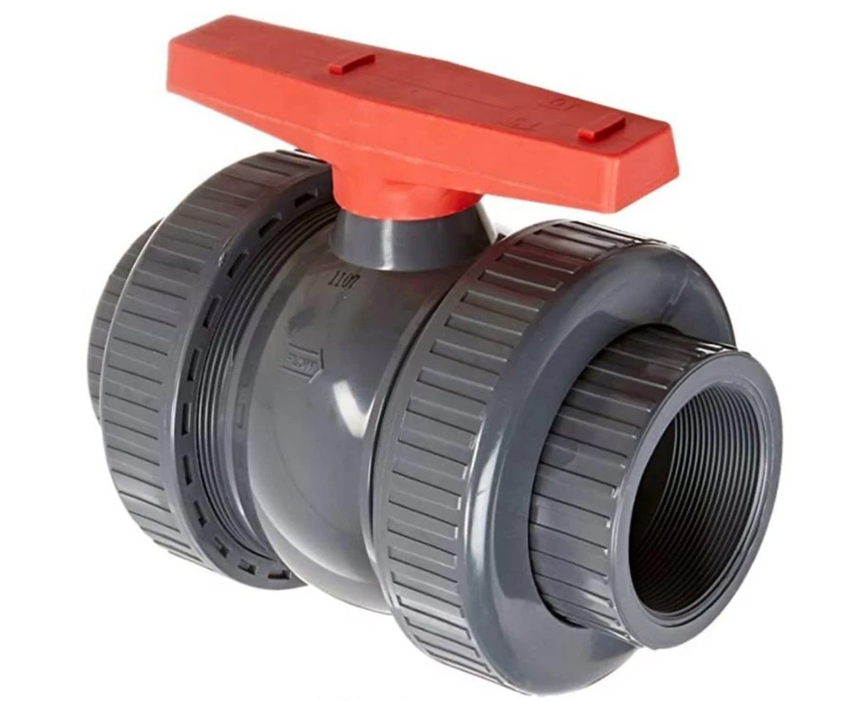 Уплотнительные кольца Hayward TBB1040TPEG 4 дюйма серый ПВХ серия TBB настоящий соединительный шаровой клапан EPDM - Изображение 3 из 3