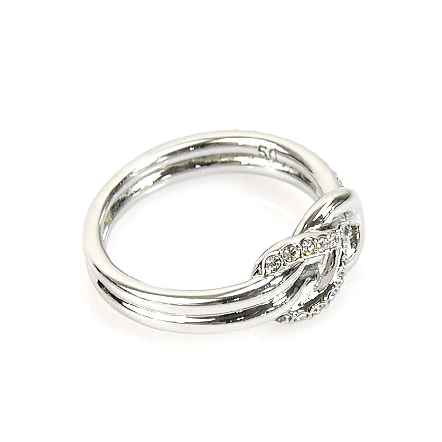 Swarovski silver deals rings