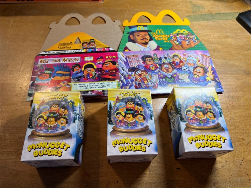 2023 McDONALD'S Kerwin Frost Mcnugget Nugget Buddies 3 Different happy meal toys
