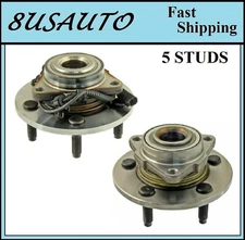 FRONT L & R Wheel Hub Bearing Assembly Fit DODGE RAM 1500 2-Wheel ABS 2006-2008