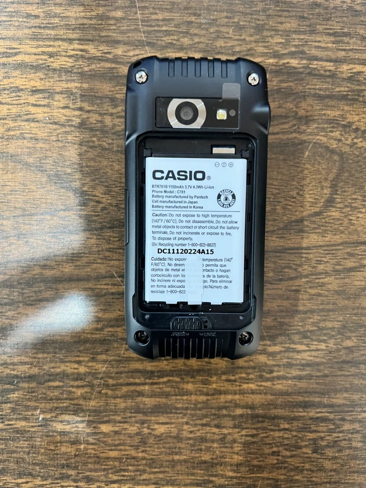 CASIO G'zOne Ravine 2 C781 Verizon, 3G Basic Flip Phone Rugged - Image 4 of 4