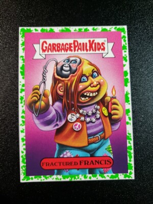 SP Green Chop Top Texas Chainsaw Massacre Part 2 Garbage Pail Kids