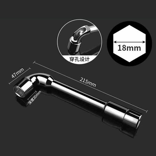 6mm-24mm Metric Angled Head Socket Wrench L Shaped Double Ended Open Hex Spanner - Afbeelding 20 van 43