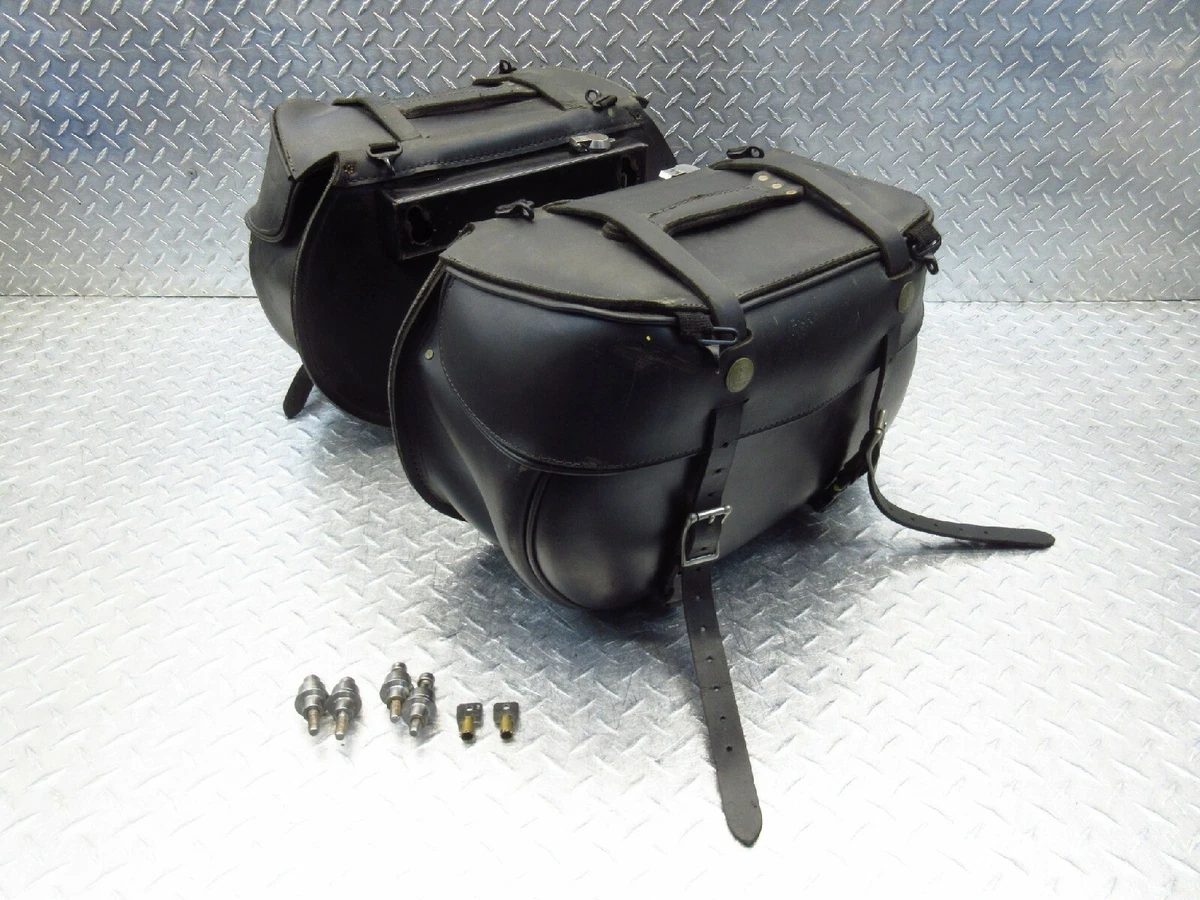 2002 00 03 Yamaha Vstar XVS1100 Classic OEM Saddlebags Saddle Bags Bag Set