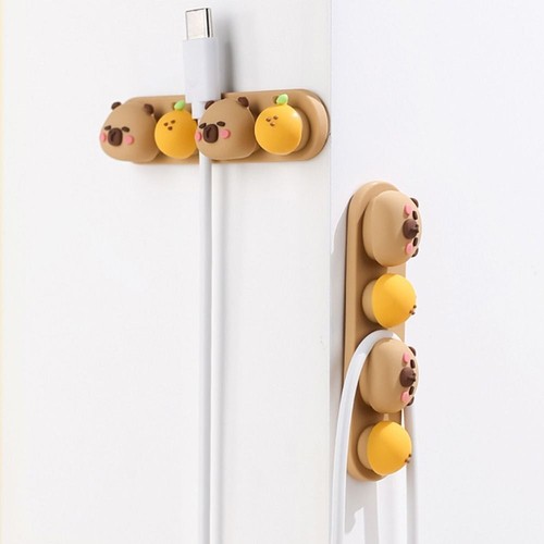 Punch-free Cable Organizer Capybara Charging Cable Storage - Afbeelding 10 van 12
