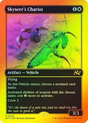Skyseer's Chariot (First Place Foil) - Aetherdrift - Magic MTG NM