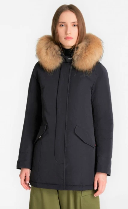 WOOLRICH WWOU0296FRUT0573 W S LUXURY ARCTIC PARKA MIDNIGHT BLUE