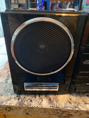 RARE Toshiba RT-7016 Black Boombox stereo Cassette Tape AM FM