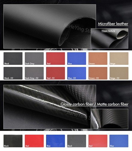 Hand Sewn Suede Carbon Steering Wheel Cover for Audi A1 A3 A4 A5 A6 A7 RS S6 S7 - Picture 11 of 12