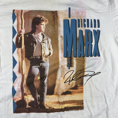 Richard Marx World Tour Shirt Short Sleeve White Unisex S-5XL