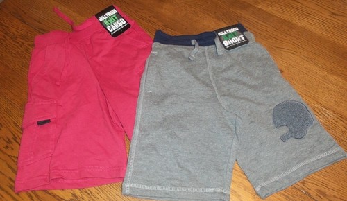 Chicos Pantalones cortos de 7 Lote de 2 punto rojo gris corto de Hollywood  Atlético Fútbol | eBay