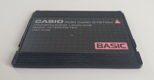 Casio OM-53B BASIC Card for Pocket Computers Casio AI-1000 or Casio PB-2000C - Afbeelding 5 van 8