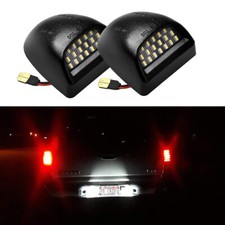 2pcs Led Tag License Plate Lights For Chevy Silverado Gmc Sierra 1500 2500