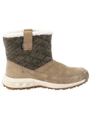 Jack Wolfskin Women's Queenstown Texapore Boot W Hiking Shoe, Cookie, 6.5