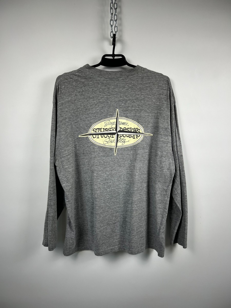 Stussy Supreme Quality Vintage 90s Longsleeve T-Shirt Size S Stussy Supreme Quality Vintage 90s Longsleeve T-Shirt Size S