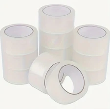 Clear Carton Sealing Packing Tape Box Shipping - 48mm x 110yd x 2mil