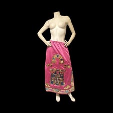 Vintage Mexican Skirt Traditional Matachines Devotional Dance Costume Appliqu s