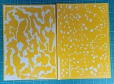 Chocolate Chip Desert Camo Stencil Pack | Cerakote, Duracoat, Gunkote and Spray