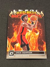 2023-24 Panini Donruss Optic Basketball Amen Thompson Red Hot Rookies #14