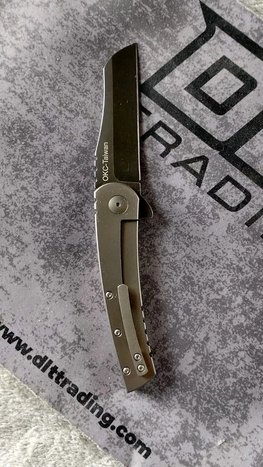 OKC CO. CARTER PRIME Titanium D2 Frame Lock Folder Built Like A Tank M.I. Taiwan - Image 3 of 4