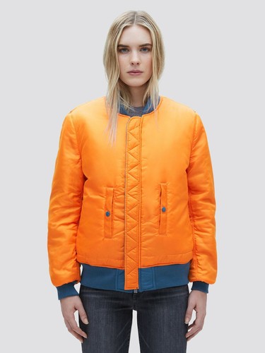 Alpha Industries Women's MA-1 Flight Jacket WJM44500C1 - Picture 4 of 30